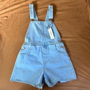 Rollas - Holiday Blue Organic Mirage Short Overall - Size 28